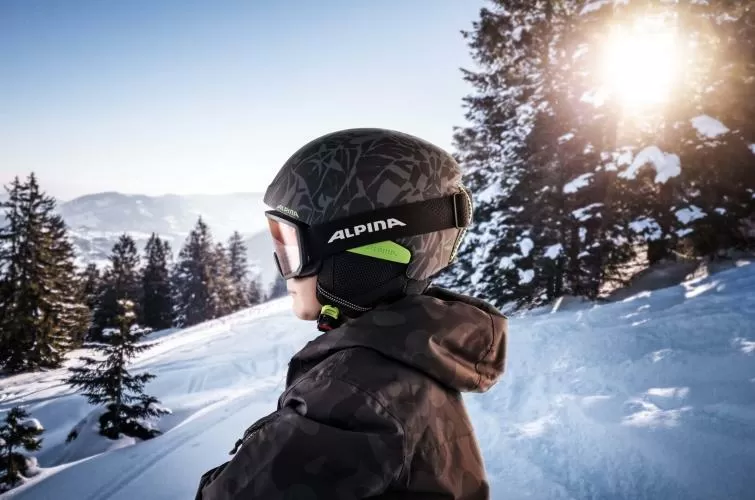 Alpina Pizi Kids Ski Helmet - smoke-blue matt